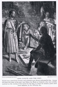 Kong Knud og poeten, 1920-tallet av Ernest Prater