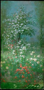 Roser, dekorativt panel av Ernest Quost