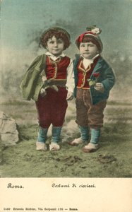 Kostymer av Ciociazi (farget bilde) av Ernest Richter