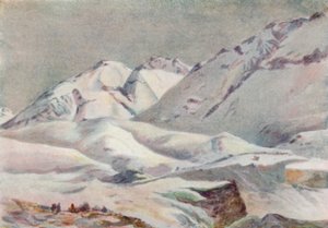 Andesfjellene (farge litho)