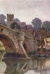 Aylesford (farge litho) av Ernest William Haslehust