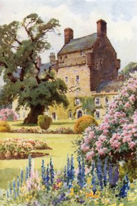 Bemersyde House (farge litho)