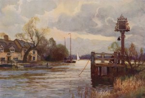 Horning Ferry (farge litho)