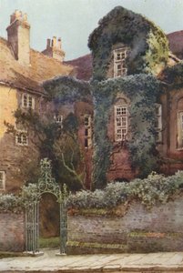 Restoration House, Rochester (farge litho)