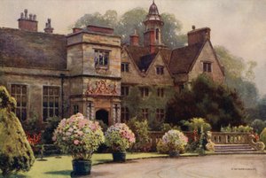 Rufford Abbey (farge litho) av Ernest William Haslehust