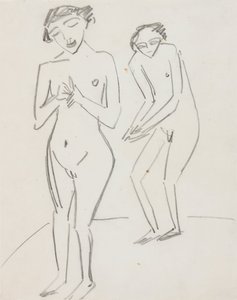 Mann og dame av Ernst Ludwig Kirchner
