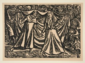 Totentanz II (Dødedansen II) av Ernst Barlach