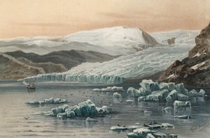 Tyndallbreen, Nordvest-Grønland av Ernst Heyn