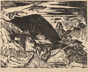 Alpebeite, 1918. av Ernst Ludwig Kirchner
