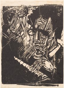 Komponist Klemperer, 1916. av Ernst Ludwig Kirchner