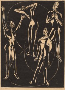 Følelser, 1937. av Ernst Ludwig Kirchner
