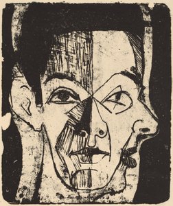 Hovedstudie, 1926. av Ernst Ludwig Kirchner