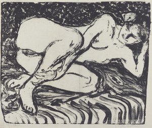 Liggende naken, 1907.