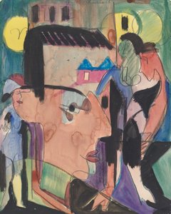 Selvportrett, 1928. av Ernst Ludwig Kirchner