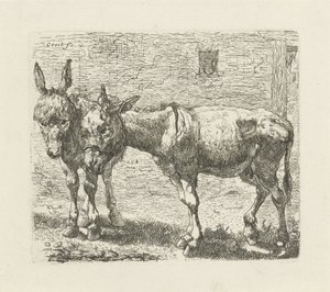 To esler av Ernst Ludwig Creite