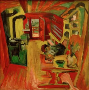 Alpint kjøkken av Ernst Ludwig Kirchner