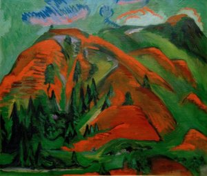 Tregrense av Ernst Ludwig Kirchner