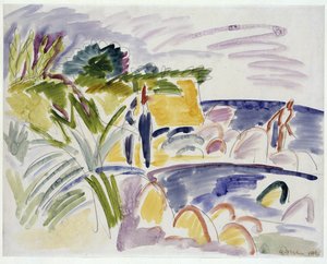 Stranden ved Fehmarn, 1913