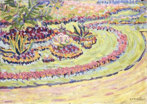Blumbenbeete, 1906 av Ernst Ludwig Kirchner