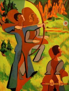 Bueskyttere av Ernst Ludwig Kirchner