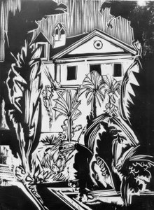 Botanisk hage (Jena) av Ernst Ludwig Kirchner