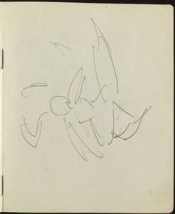 Dansere og utøvere (side fra en skissebok) av Ernst Ludwig Kirchner