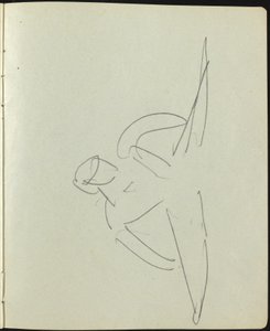 Dansere og utøvere (side fra en skissebok) av Ernst Ludwig Kirchner