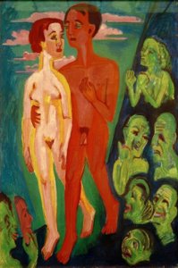 Paret foran folket av Ernst Ludwig Kirchner