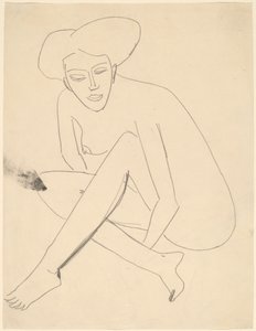Dodo Sittende av Ernst Ludwig Kirchner