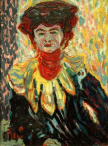 Doris med nakkebøyle av Ernst Ludwig Kirchner