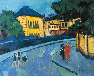 Dresden, Friedrichstadt av Ernst Ludwig Kirchner