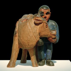 E.L. Kirchner, bonde med ku av Ernst Ludwig Kirchner