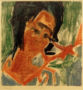 E.L. Kirchner, ung jente av Ernst Ludwig Kirchner