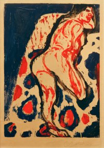 E.L. Kirchner, liggende naken av Ernst Ludwig Kirchner