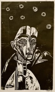Kvinne om natten av Ernst Ludwig Kirchner