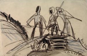 Høende bønder av Ernst Ludwig Kirchner