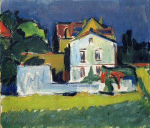 Hus i et landskap av Ernst Ludwig Kirchner