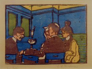 Jeg kaffe II av Ernst Ludwig Kirchner