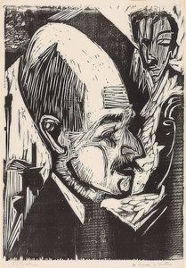 Leder Dr. Bonde. 1921 av Ernst Ludwig Kirchner