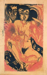 Melankolsk jente av Ernst Ludwig Kirchner