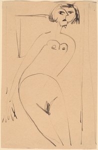 Naken av Ernst Ludwig Kirchner
