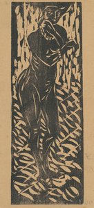 Naken med smykker av Ernst Ludwig Kirchner