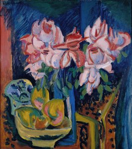 Rosa roser av Ernst Ludwig Kirchner