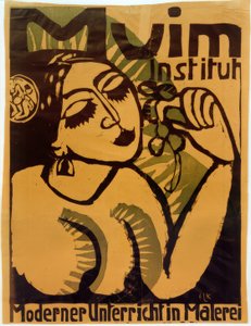 Plakat Muim Institutt av Ernst Ludwig Kirchner