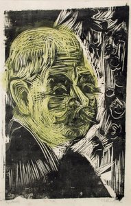Portrett av Dr. Spengler, 1919 av Ernst Ludwig Kirchner