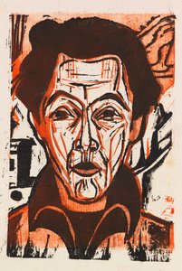 Selvportrett, 1926. av Ernst Ludwig Kirchner