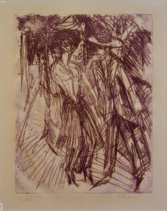 Tilbyr cocotte av Ernst Ludwig Kirchner