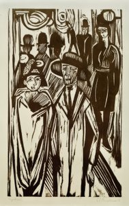 gate av Ernst Ludwig Kirchner