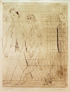 Gatebilde av Ernst Ludwig Kirchner