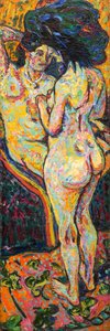 To nakenbilder [forside] av Ernst Ludwig Kirchner
